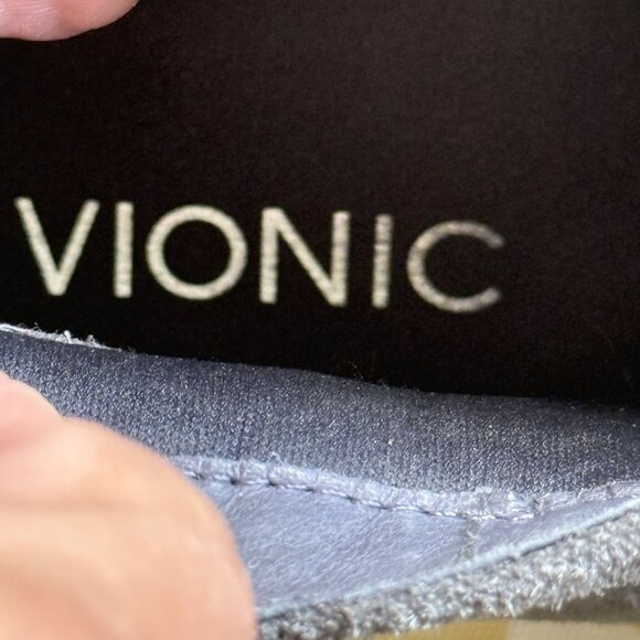 VIONIC Women's Upright Bromley Ankle Boots Suede Snake Print Leather, Gray, US6 - Picture 9 of 10